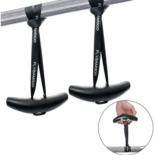 2Pcs/Set Portable Pull-Up Handle, Multi-Purpose Ergonomic Non-Slip Grip, Gym Exercise Aid Tool for Fitness Slimming Bodybuilding Training
