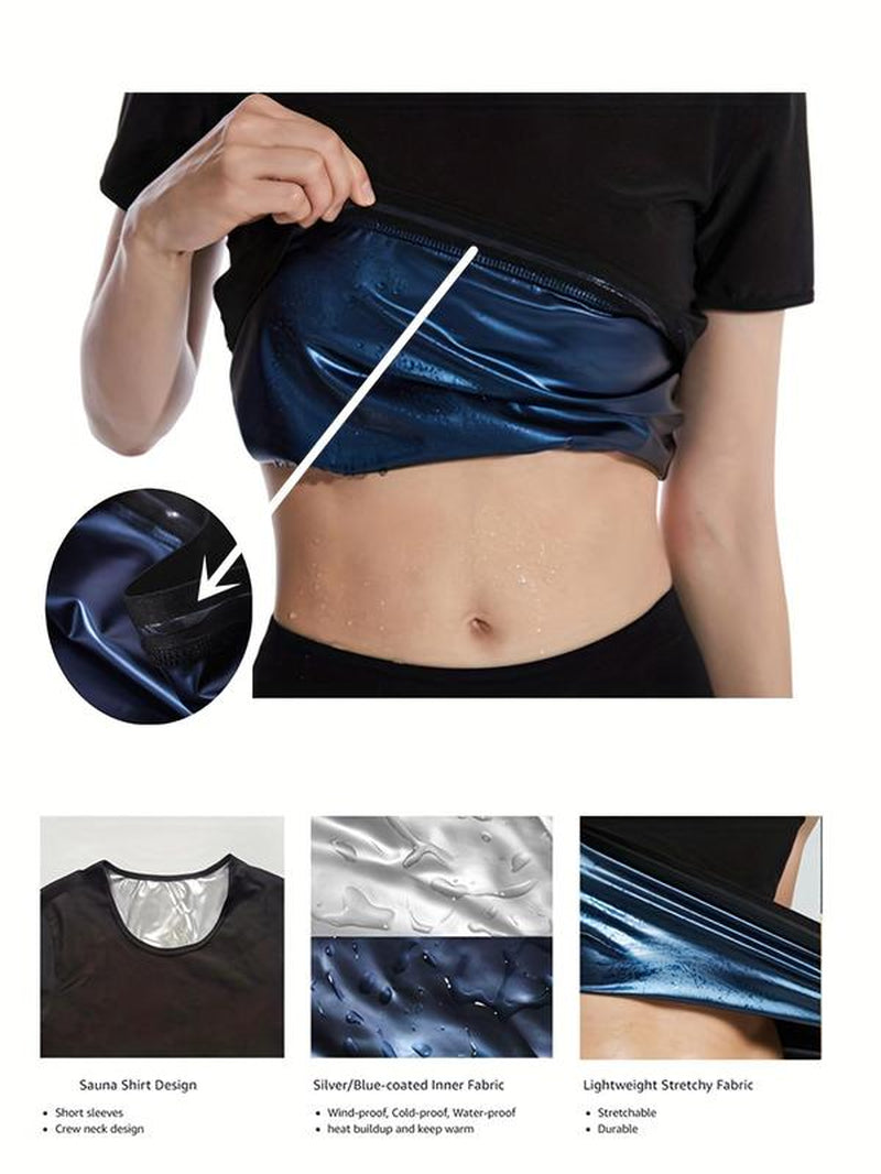 Tight Fit Sauna Sweat Workout Top